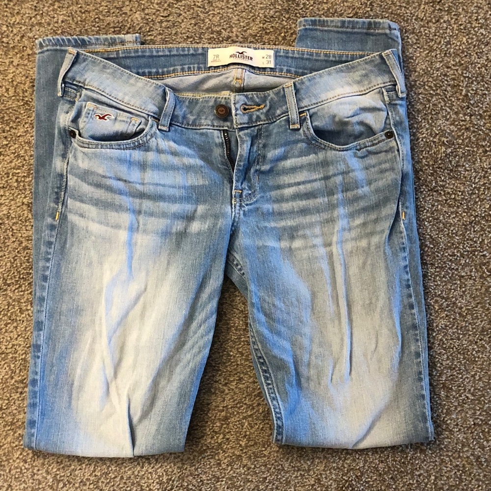 Hollister Women's Denim Jeans in Light Blue